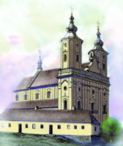 Read more about the article XIV. Історія і відбудова Тиврівського монастиря і костьолу